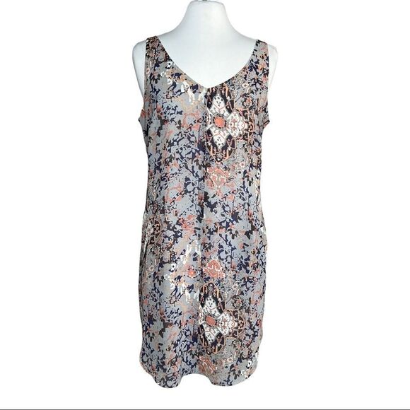 CABI Flowy Chiffon Abstract Print Fresco Slipdress Tunic #5049 - Picture 2 of 8